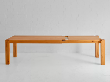 TAURUS BUTTERFLY - Extending rectangular solid wood table by Vitamin Design - view 3